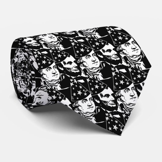 Happy Presidenten Day Stropdas (Opgerold)