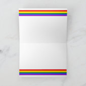 Happy Pride Bisexual Flag Kaart (Binnen)