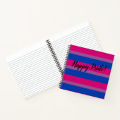 Happy Pride Bisexual Flag Notitieboek (Binnen)