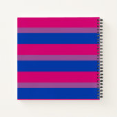Happy Pride Bisexual Flag Notitieboek (Achterkant)