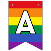 Happy Pride Custom Year Gay Pride LGBT Rainbow Vlaggetjes (Tweede vlag)