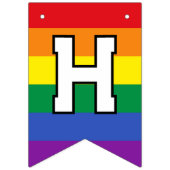 Happy Pride Custom Year Gay Pride LGBT Rainbow Vlaggetjes (Eerste vlag)