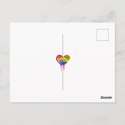 Happy Pride Day | 28 juni Rainbow Briefkaart (Achterkant)