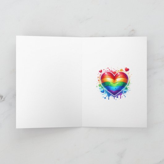 Happy Pride Day | 28 juni Rainbow Kaart (Binnen)