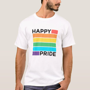 HAPPY PRIDE GAY T-SHIRT