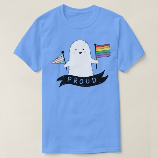 Happy Pride Ghost T-shirt (Design voorkant)