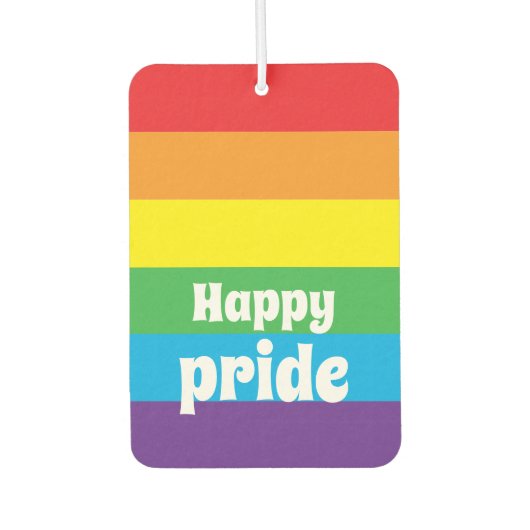 Happy Pride Luchtverfrisser (Voorkant)