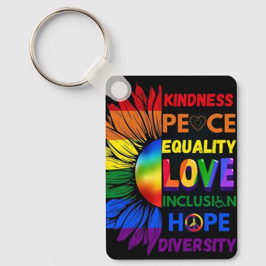 Happy Pride maand elke dag Sleutelhanger (Voorkant)