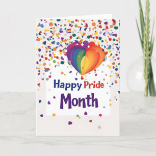 Happy Pride Maand Kleurrijke Concerti Feestdagen Kaart