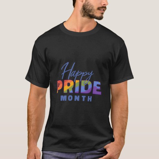 Happy Pride Month Radiant Diversity T-shirt (Voorkant)