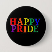 Happy Pride Month Ronde Button 7,6 Cm (Voorkant)