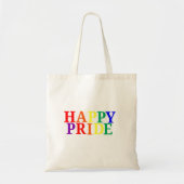 Happy Pride Month Tote Bag (Voorkant)
