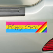 Happy Pride Pansexual Bumpersticker (Op auto)