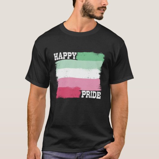 Happy Pride Rainbow LGBTQIA+ Community Proud Ally  T-shirt (Voorkant)