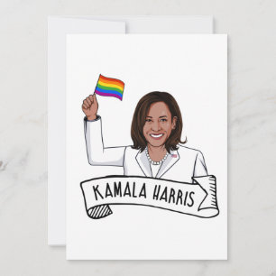 Happy Pride van Kamala Harris Feestdagenkaart