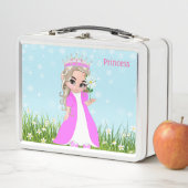 Happy Princess Dpress in Pink en Flowers (In situ)