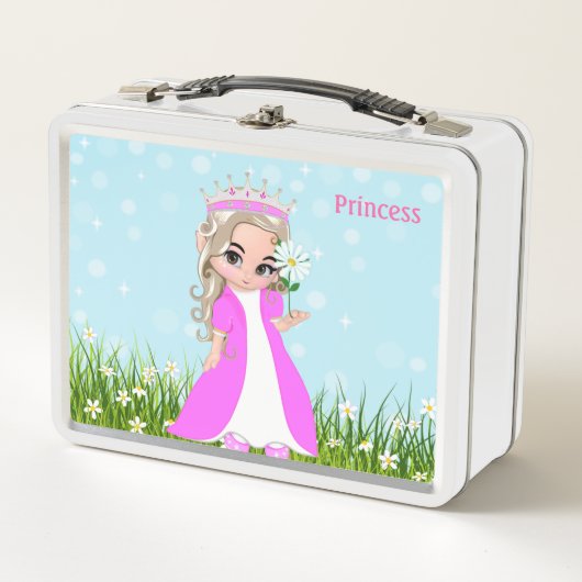 Happy Princess Dpress in Pink en Flowers (Voorkant)