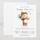 Happy Printable Beer Baby shower Kaart (Voorkant / Achterkant)