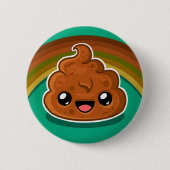 Happy Pudding - Rainbow Style Ronde Button 5,7 Cm (Voorkant)
