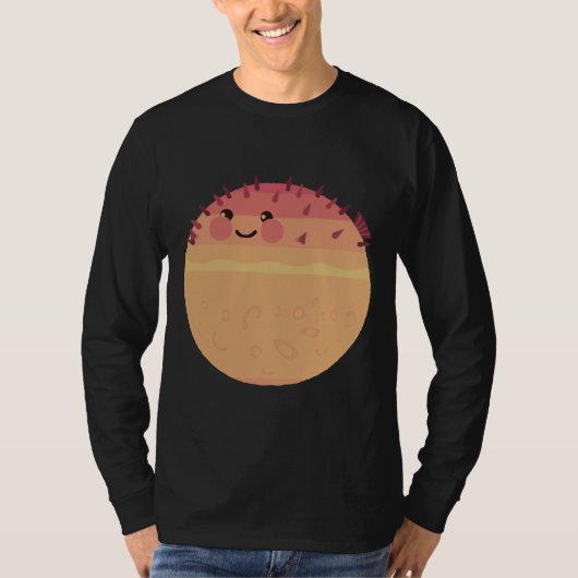 Happy Puffer Fish T-shirt (Voorkant)