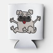 Happy Pug Blikjeskoeler (Voorkant)