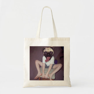 Happy Pug Kind Bag Tote Bag