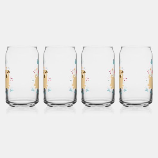 Happy Puggy-bril Blikvorm Glas (Rechts)