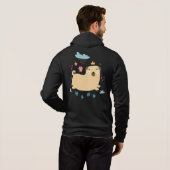 Happy Puggy Hoodie (Achterkant volledig)