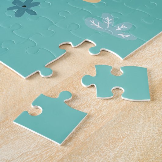 Happy Puggy Jigzaag Puzzle Legpuzzel (Zijkant)