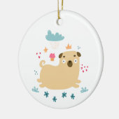 Happy Puggy Ornament (Links)