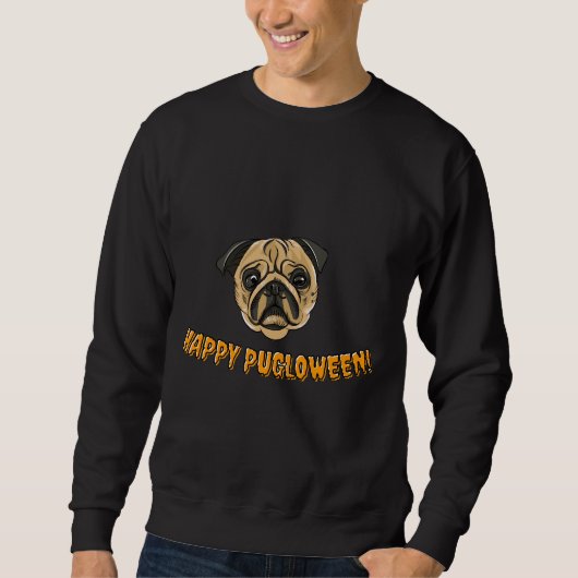 Happy Pugloween Classic T-shirt 242 (Voorkant)