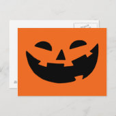 Happy Pumpkin Briefkaart (Voorkant / Achterkant)