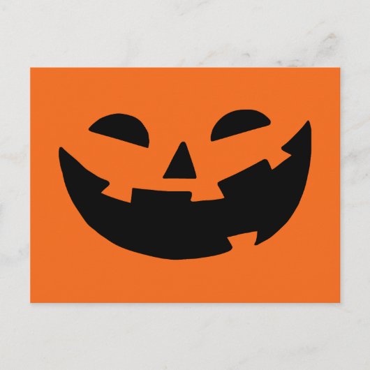 Happy Pumpkin Briefkaart (Voorkant)