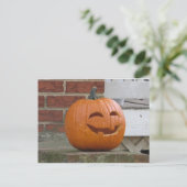 Happy Pumpkin Briefkaart (Staand voorkant)