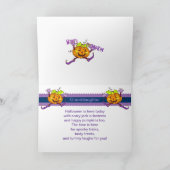 Happy Pumpkin Happy Halloween-kleindochter Kaart (Binnen)