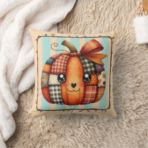 Happy Pumpkin Patchwork Quilt Herfst – Gezellig Se Kussen