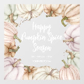 Happy Pumpkin Spice Raamsticker (Vel)