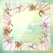 Happy Pumpkin Spice Raamsticker (Vel 3)