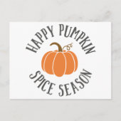 Happy Pumpkin Spice Season Briefkaart (Voorkant)
