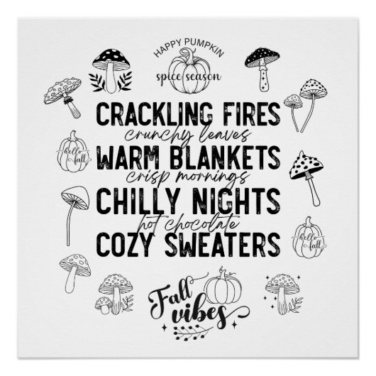 Happy Pumpkin Spice Season-Digital Download Poster (Voorkant)