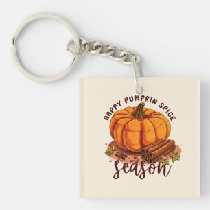 Happy Pumpkin Spice Season - Gezellige herfstvibes Sleutelhanger