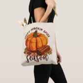 Happy Pumpkin Spice Season - Gezellige herfstvibes Tote Bag (Dichtbij)
