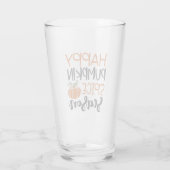 Happy Pumpkin Spice Season - Herfst Glas (Achterkant)