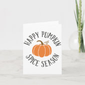 Happy Pumpkin Spice Season Kaart (Voorkant)