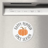 Happy Pumpkin Spice Season Magneet (Insitu (Vaatwasser))