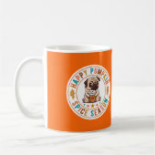 Happy Pumpkin Spice Season Pug Koffiemok (Links)