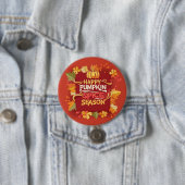 Happy Pumpkin Spice Season Ronde Button 7,6 Cm (In situ)