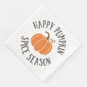 Happy Pumpkin Spice Season Servet (Hoek)