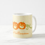 Happy Pumpkin Swirls Halloween Mok (Voorkant rechts)