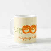 Happy Pumpkin Swirls Halloween Mok (Voorkant links)